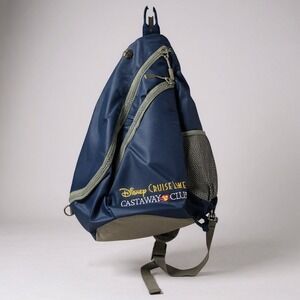 Disney Cruise Line Castaway Club Sling Bag Backpack One‎ Strap Navy Blue